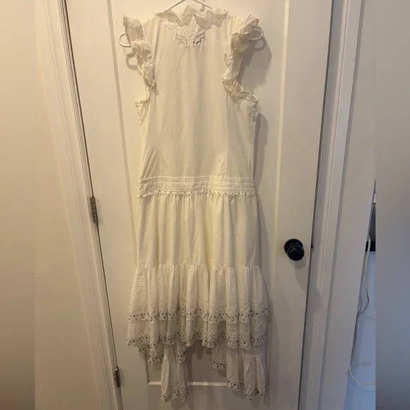 Coach White prairie Ruffled Dress - Picture 11 of 16